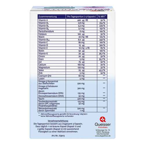 Doppelherz Zellschutz Plus Spermid. + Q10 + Taurin + OPC - 2