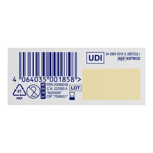 Nexcare Gentle Paper Tape 1,25 cmx5 m weiß Rolle - 2