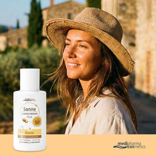 Sonne Schutz & Bräune Fluid bronze LSF 50 + - 3