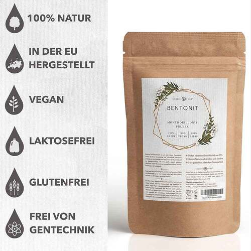 Bentonit Pulver 95% Montmorillonit Nordic Pure - 2