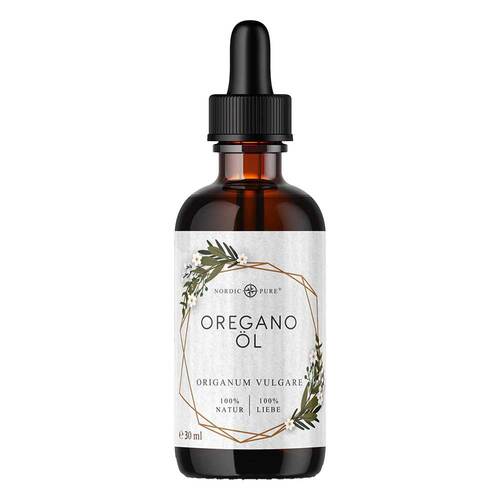 Oregano &Ouml;l mit 80% Carvacrol vegan Nordic Pure - 1