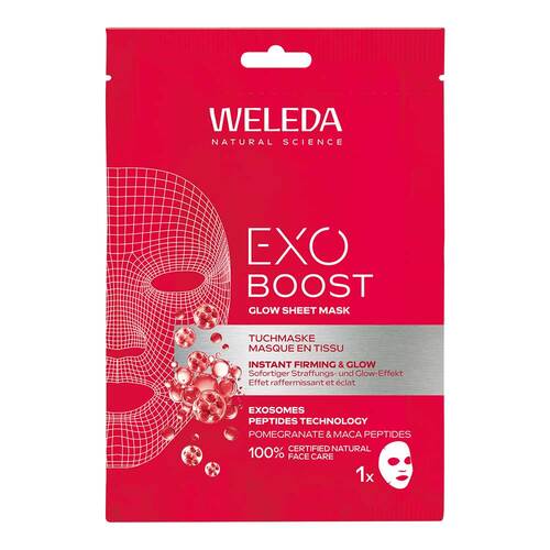 Weleda Exo Boost Firm & Lift Tuchmaske Granatapfel - 1