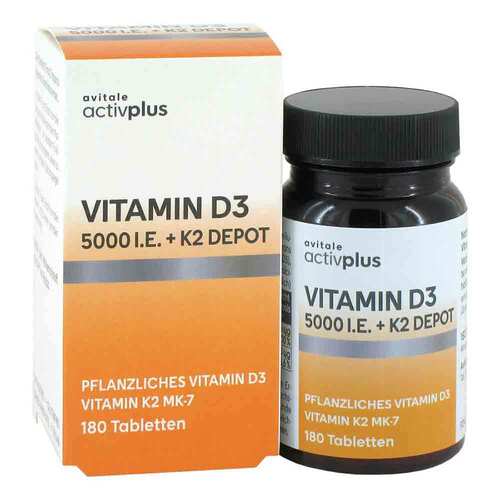 Activplus Vitamin D3 5000 I.E. + K2 Depot Tabletten - 3