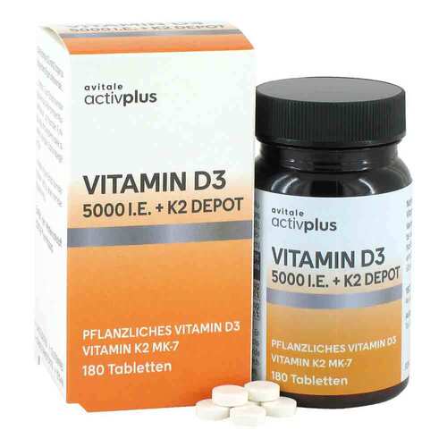 Activplus Vitamin D3 5000 I.E. + K2 Depot Tabletten - 4