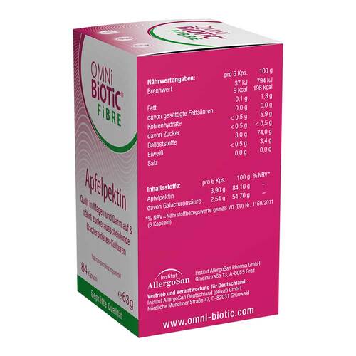 Omni Biotic Fibre Apfelpektin Kapseln - 2