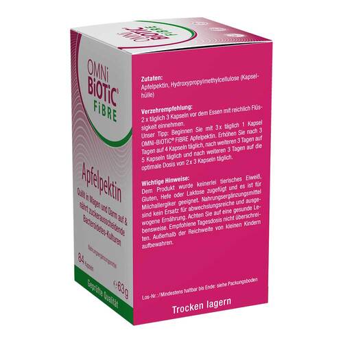 Omni Biotic Fibre Apfelpektin Kapseln - 3