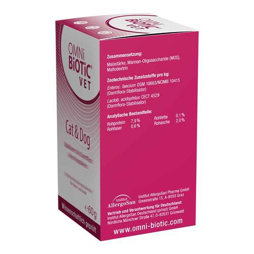Omni Biotic Vet Erg.Futterm.Pulver für Hunde / Katzen - 2
