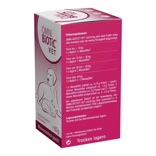 Omni Biotic Vet Erg.Futterm.Pulver für Hunde / Katzen - 3