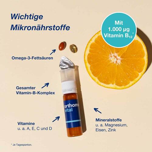 Orthomol Vital Trinkfl&auml;schchen / Kapseln Kombipack. - 6