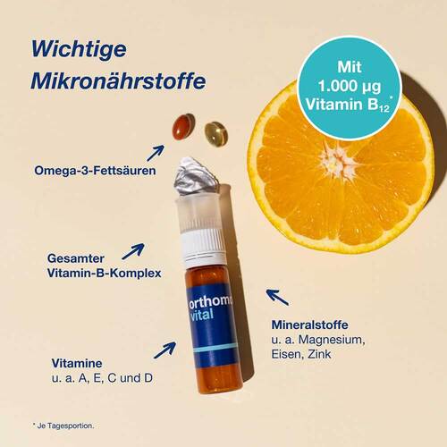 Orthomol Vital Trinkfl&auml;schchen / Kapseln Kombipack. - 6