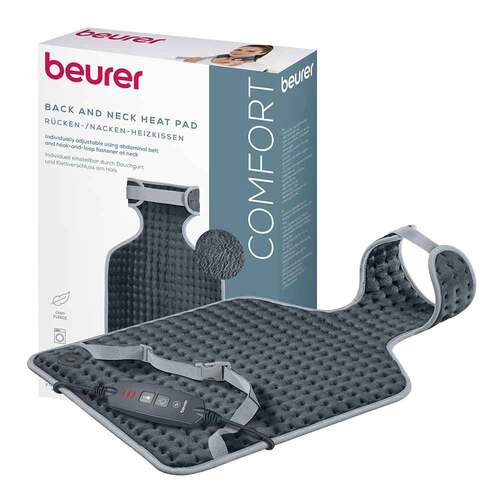 Beurer HK64 Rücken- / Nacken-Heizkissen cosy grey - 1