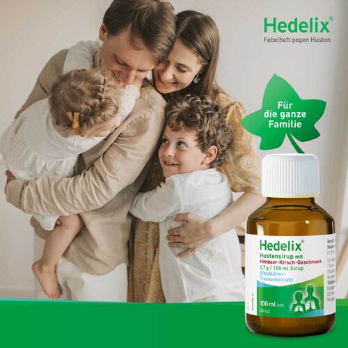 Hedelix Hustensirup mit Himbeer-Kirsch-Geschmack - 3