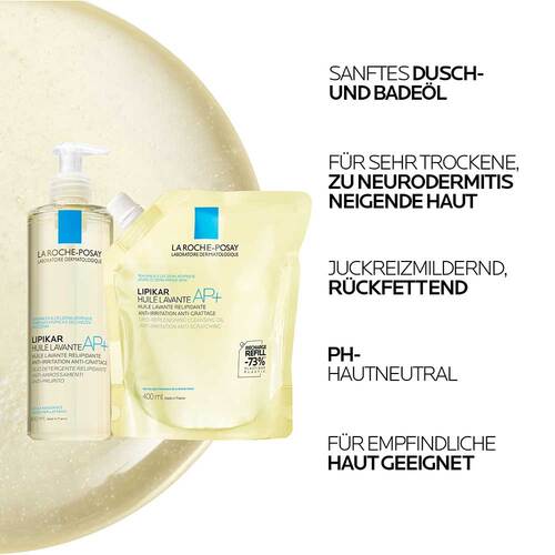 La Roche-Posay Lipikar Dusch- und Badeöl AP + - 2