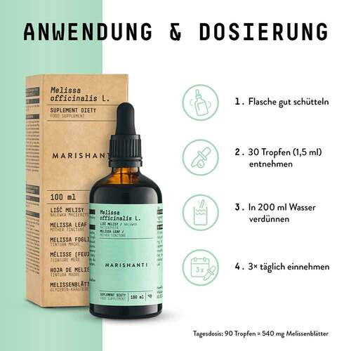Melissen Extrakt Kr&auml;uter Tropfen alkoholfrei - 3