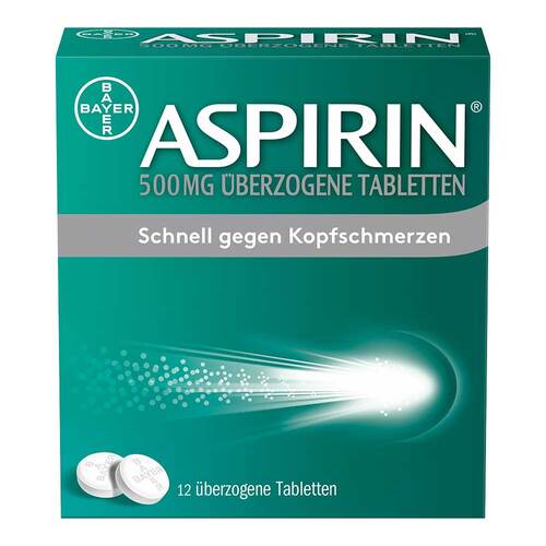 Aspirin 500 mg überzogene Tabletten - 1