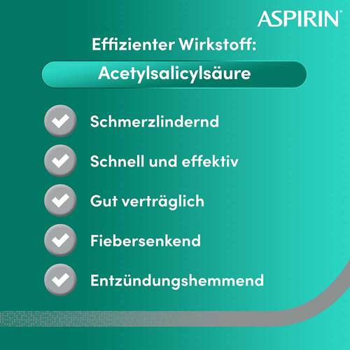 Aspirin 500 mg überzogene Tabletten - 5