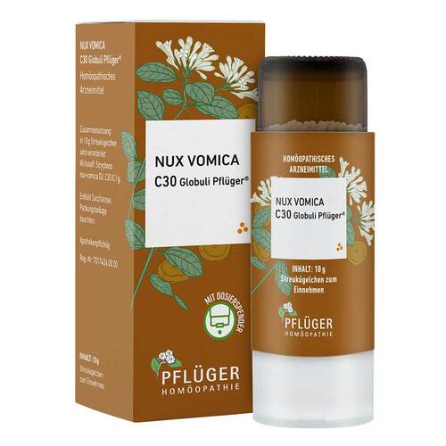 Nux vomica C 30 Globuli Pflüger Globulispender - 1