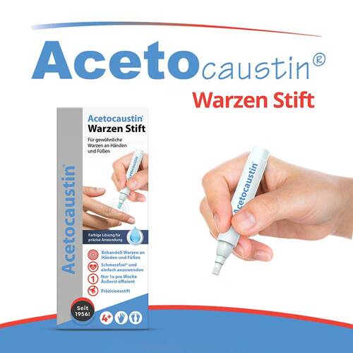 Acetocaustin Stift gegen Warzen - 3