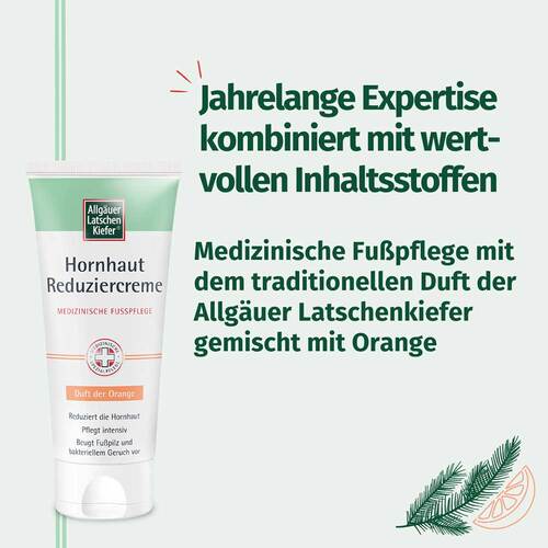 Allgäuer Latschenkiefer Hornhaut Reduziercreme Orange - 3