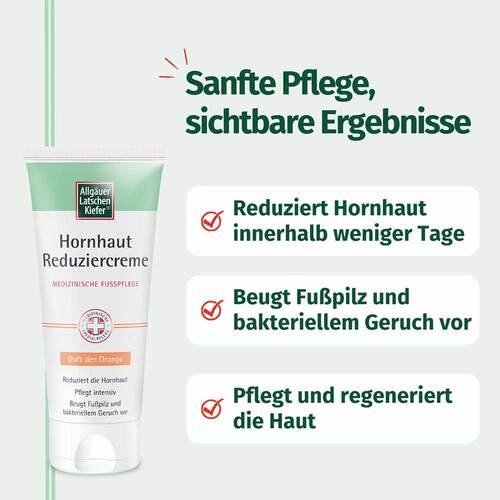 Allgäuer Latschenkiefer Hornhaut Reduziercreme Orange - 4