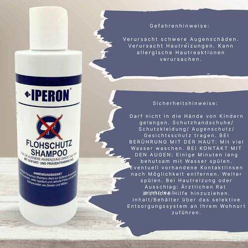 Iperon Flohschutz Shampoo vet. 3 g / 100 g Geraniol - 2