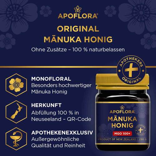 Manuka Apoflora Honig Mgo 100 +  - 2