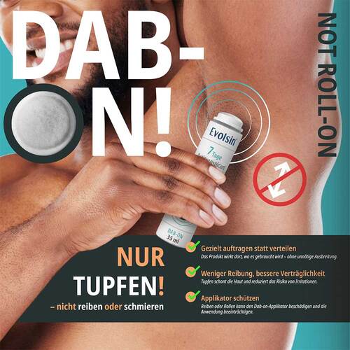 Evolsin 7 Tage Antitranspirant DAB-on ohne Parf&uuml;m - 5