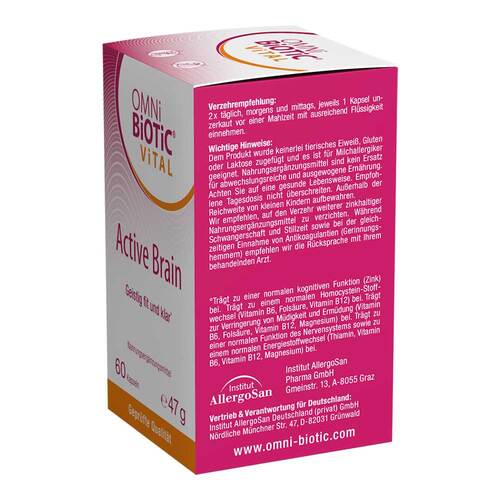 Omni Biotic Vital Active Brain Kapseln - 2