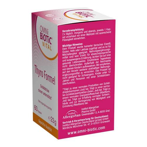 Omni Biotic Vital Thyro Formel Kapseln - 2