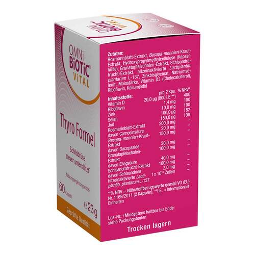 Omni Biotic Vital Thyro Formel Kapseln - 3