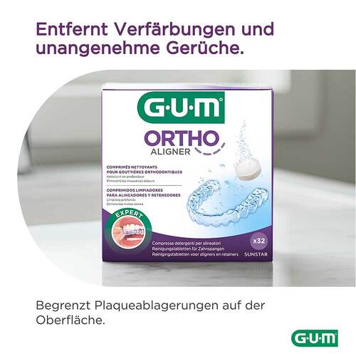 GUM Ortho Aligner Reinigungstabletten - 5