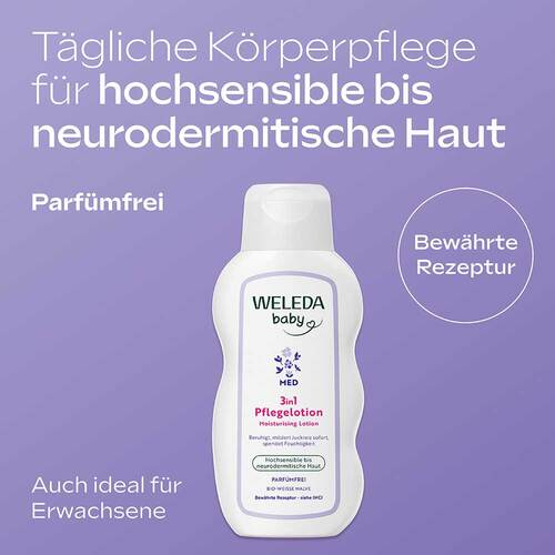 Weleda 3in1 weiße Malve Pflegelotion - 2