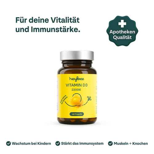Heybee Vitamin D3 2200 I.E. + Propolis Kapseln - 2
