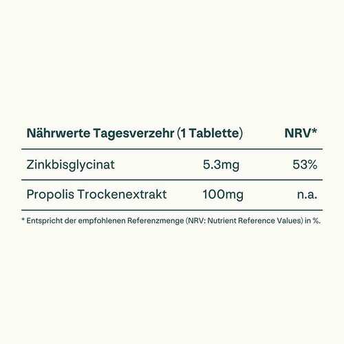 Heybee Zink 5,3 mg + Propolis Tabletten - 4
