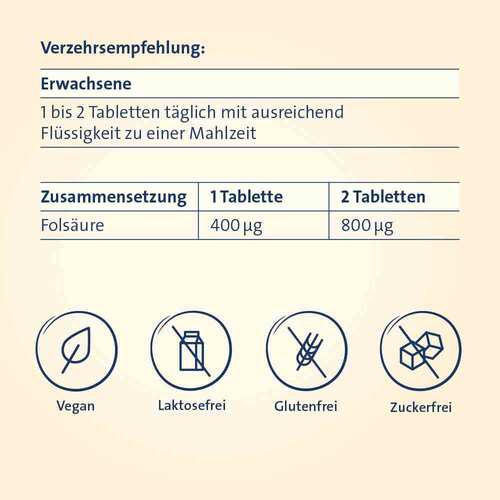 Folsäure Hevert 400 / 800 µg Tabletten - 3