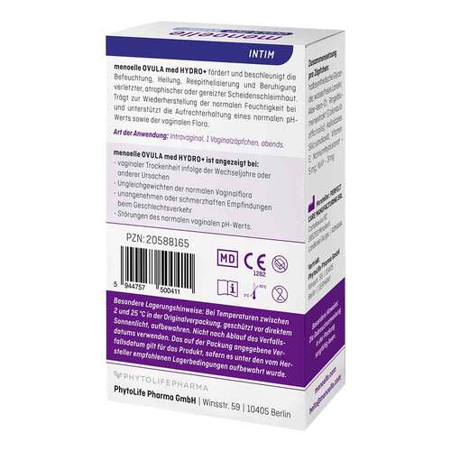 Menoelle Ovula med Hydro + Vaginalovula - 3