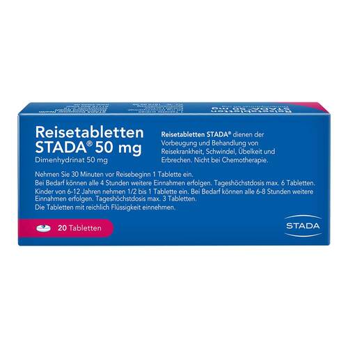 Reisetabletten STADA - 2