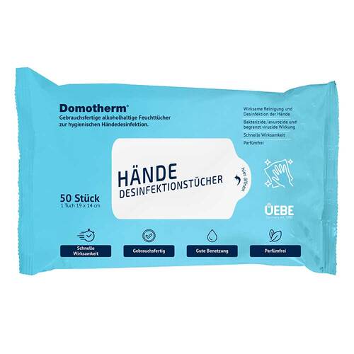 Domotherm Hand-Desinfektionstücher - 1