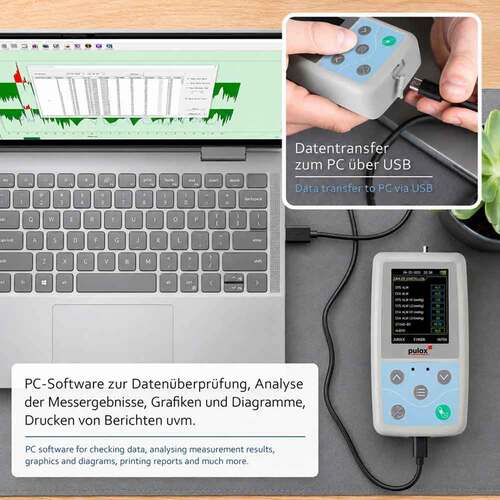 Pulox Abdm-50 Blutdruckmessgerät Langzeitmessung - 4