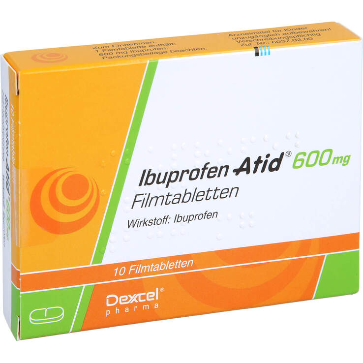Ibuprofen Atid 600 mg Filmtabletten - 1