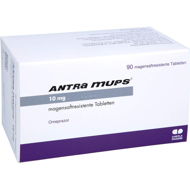 Antra Mups 10 mg magensaftresistente Tabletten 90 St auf E-Rezept ...