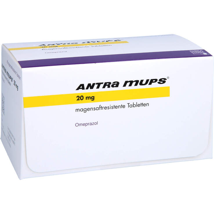 Antra Mups 20 mg magensaftresistente Tabletten 90 St auf E-Rezept ...