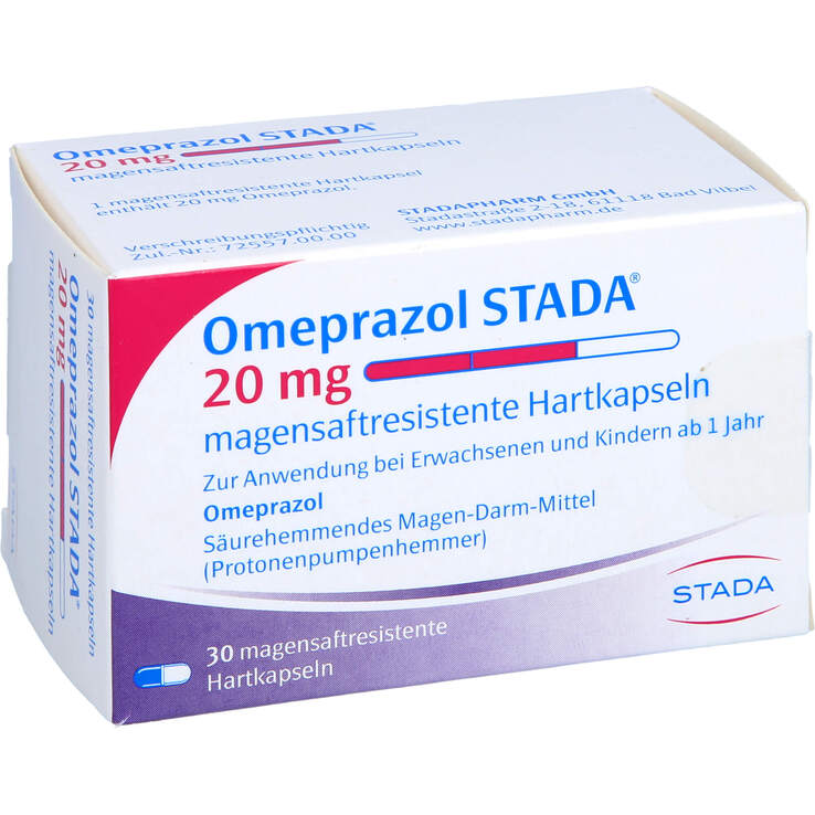 Omeprazol STADA 20 mg magensaftresistent Hartkapseln - 1