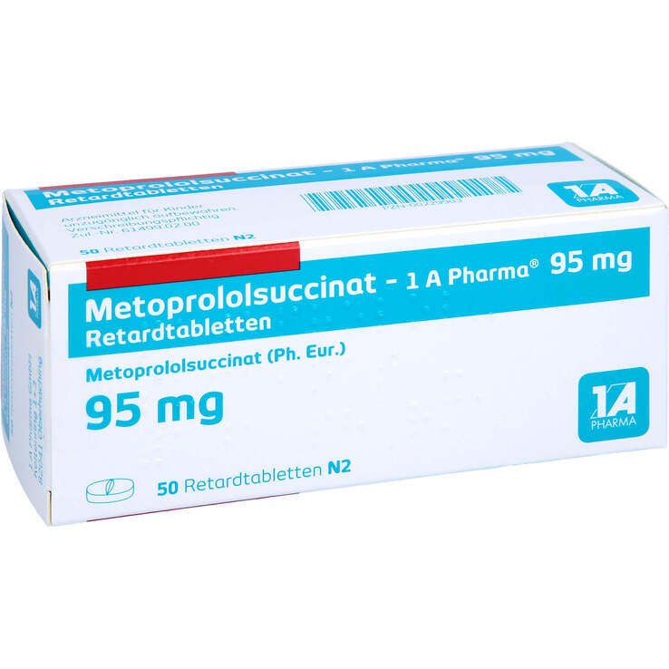Metoprololsuccinat 1A Phar.95 Retardtabletten - 1