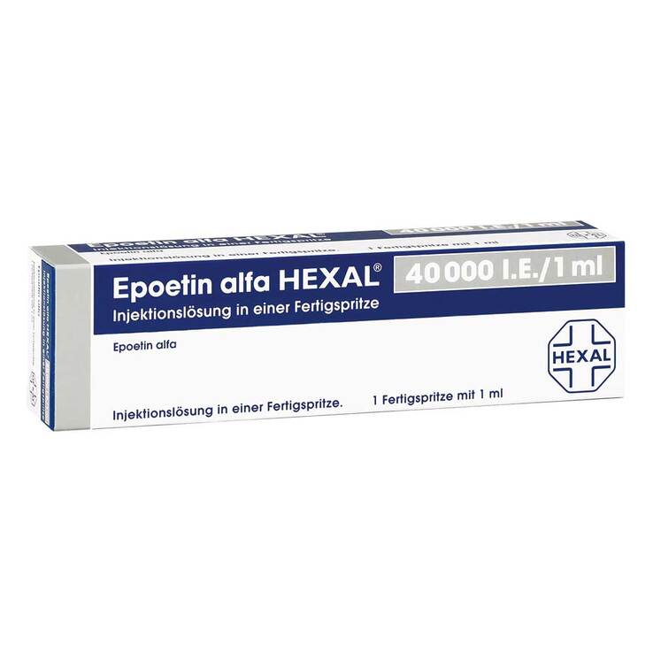 Epoetin alfa Hexal 40000 I.E. / 1,0ml Injektionslösung F.Sp. - 1