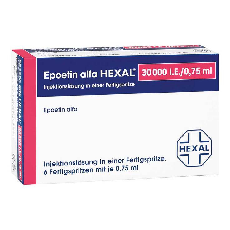 Epoetin alfa Hexal 30000 I.E. / 0,75ml Injektionslösung F.S. - 1