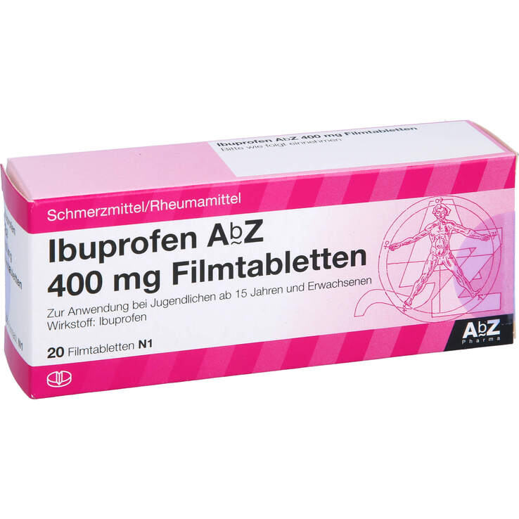 Ibuprofen AbZ 400 mg Filmtabletten - 1
