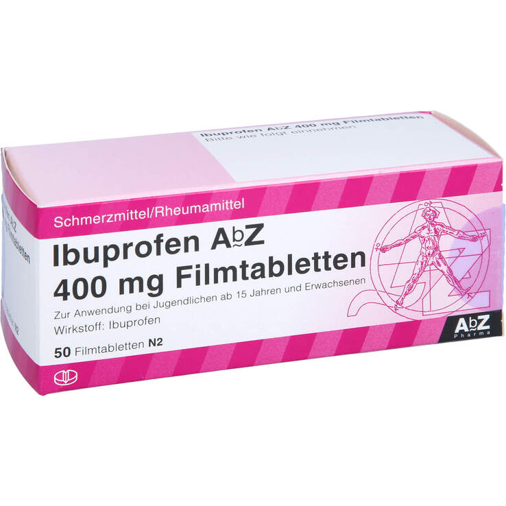 Ibuprofen AbZ 400 mg Filmtabletten - 1
