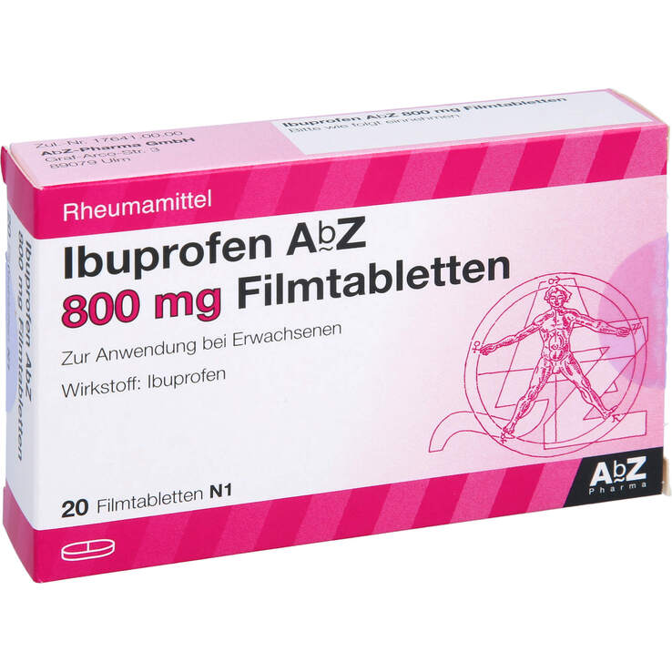 Ibuprofen AbZ 800 mg Filmtabletten - 1
