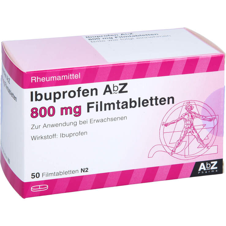 Ibuprofen AbZ 800 mg Filmtabletten - 1